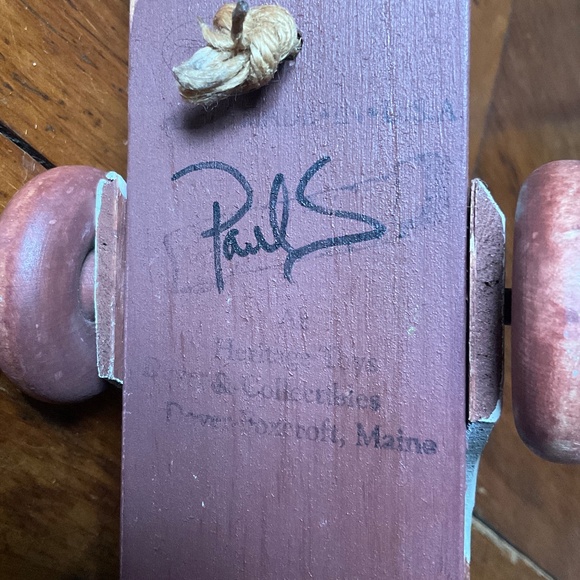 Handmade wooden pull toy of fox terrier by Heritage Toys - Picture 4 of 10